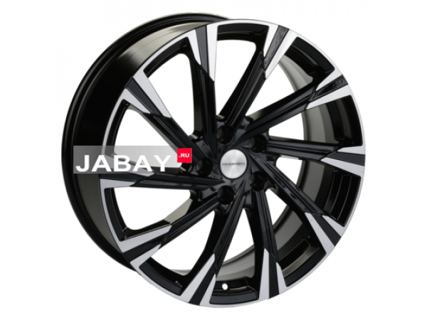 Khomen Wheels 7,5x19/5x114,3 ET39 D60,1 KHW1901 (NX/Rav4) Black-FP