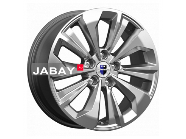 K&K 7x17/5x114,3 ET37 D66,6 Авиор (КС936) Дарк платинум брайт