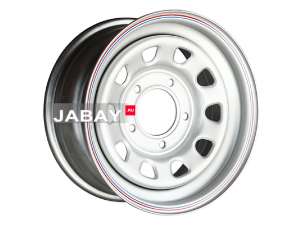 Off-Road Wheels 7x15/5x139,7 ET25 D98,5 ВАЗ Нива серебристый (с увелич.полкой под суппорт)