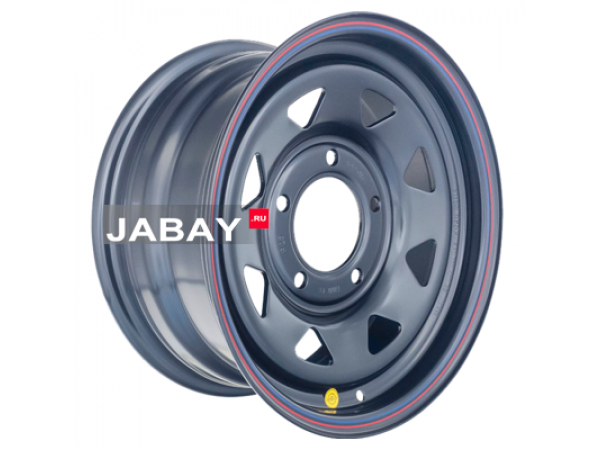 Off-Road Wheels 7x15/5x139,7 ET25 D98,5 ВАЗ Нива черный (треуг. мелкий, с увелич.полкой под суппорт)