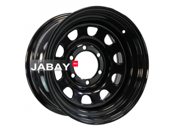 ZEPP 4х4 8x16/6x139,7 ET-10 D110 Toyota Hilux 2.5D, 3.0D Semicircle Gloss Black (LTM)