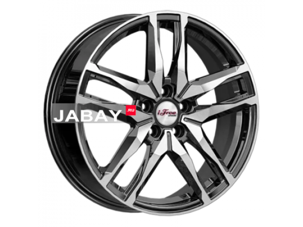 iFree 6,5x18/5x114,3 ET40 D66,1 Бомбей (КС1075) Блэк Джек